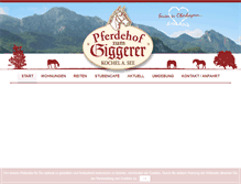 Tablet Screenshot of giggerer.de